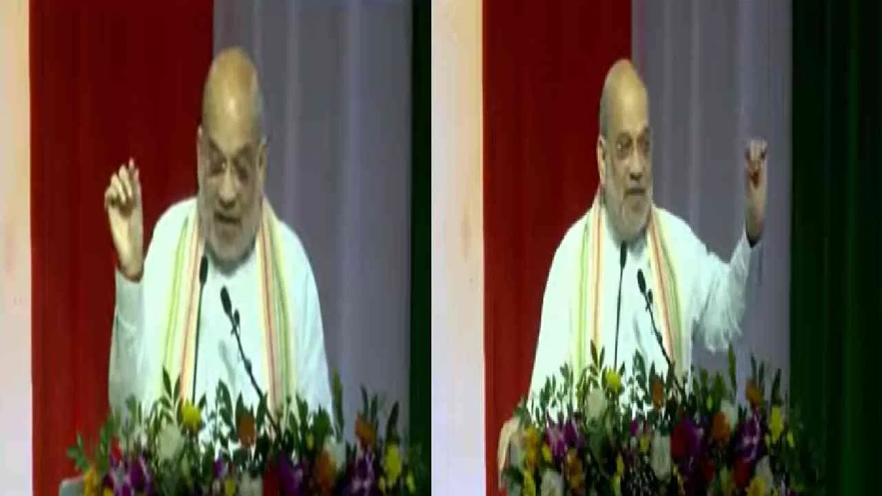 Amit Shah : ‘गुजरातमध्ये हिंदी भाषा बोलली जात नाही’, मुंबईत अखिल भारतीय राजभाषा संमेलनात अमित शाहंचं वक्तव्य