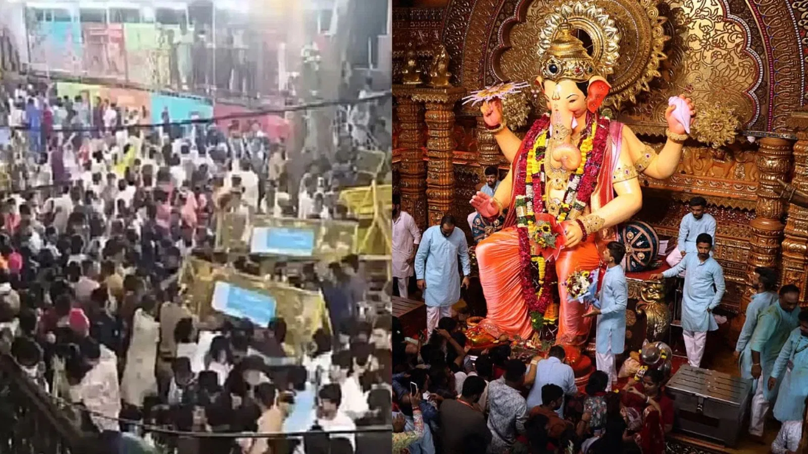 Lalbaugcha Raja : लालबागच्या राजाच्या मंडपाजवळ पुन्हा धक्कादायक घटना; 68 वर्षीय भाविकाचा मृत्यू, काही दिवसांत दुसरी घटना