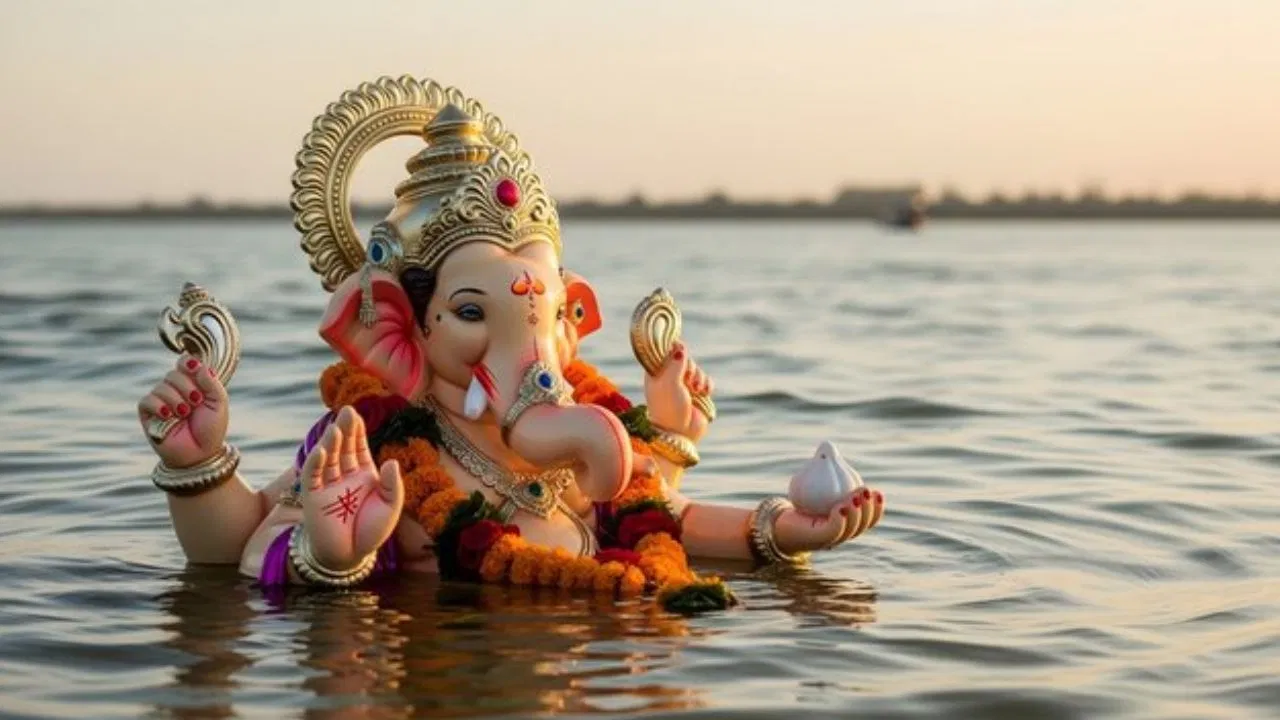 Ganpati Visarjan 2026 : गणपती बाप्पा मोरया, पुढच्या वर्षी लवकर या… मुंबई, पुण्यात विसर्जनाची जय्यत तयारी, भाविकांची गर्दी..