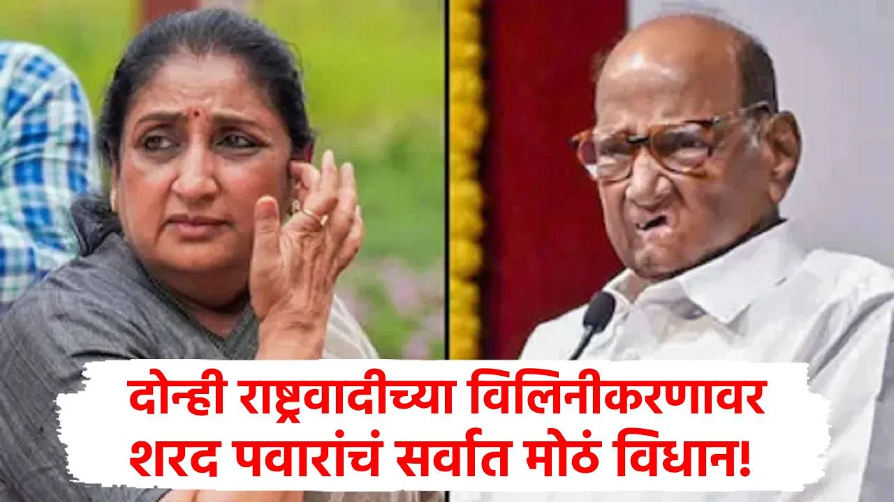 शरद पवारांनी पुन्हा वात पेटवली, राष्ट्रवादी विलिनीकरणावर सर्वात मोठं विधान; म्हणाले यायचं असेल तर…