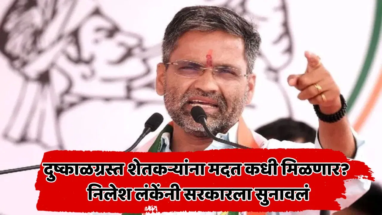 जिल्हा बँकेच्या निवडणुकीवरून नाराजी, दुष्काळी मदतीवरून सरकारला सवाल; निलेश लंके नेमकं काय म्हणाले?
